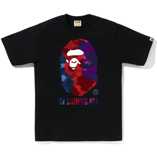 BAPE Color Camo Crazy By Bathing Ape Tee Black