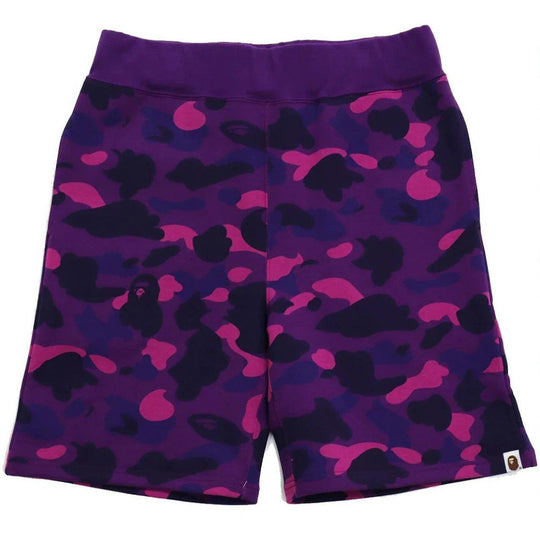 BAPE Color Camo Sweat Shorts (FW21) Purple
