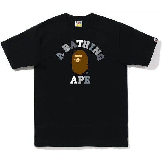 BAPE Colors College Tee (FW22) Black Black
