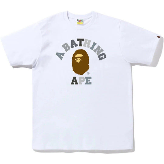 BAPE Colors College Tee (FW22) White Black