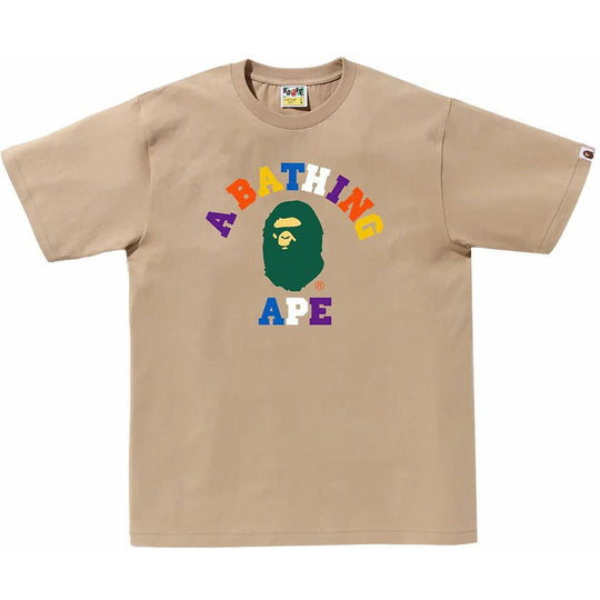 BAPE Colors College Tee (SS24) Beige