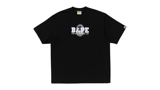 BAPE Graffiti Logo Relaxed Fit Tee Black