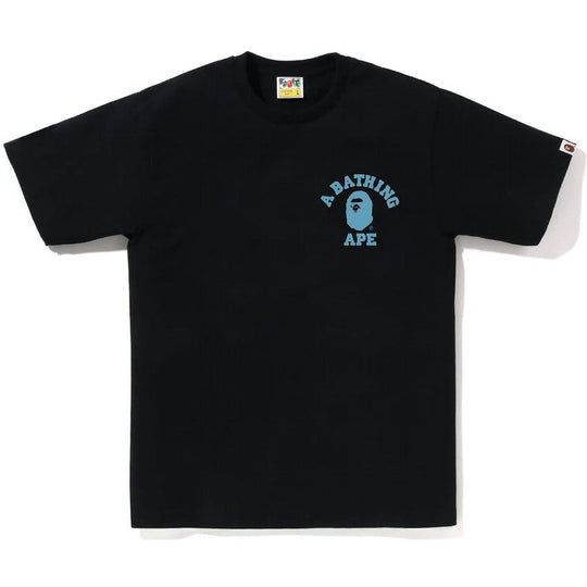 BAPE Honeycomb Camo College ATS Tee Black Blue