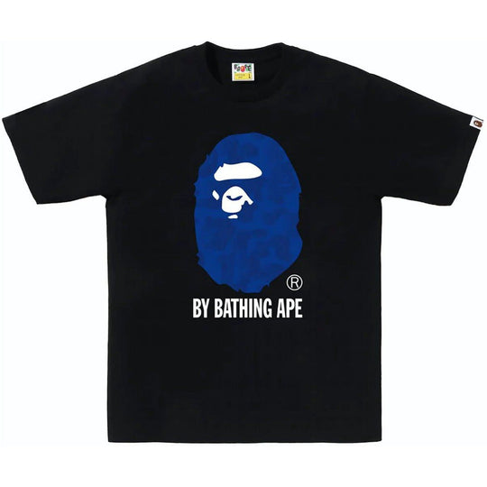 BAPE Ink Camo Ape Head Tee Black