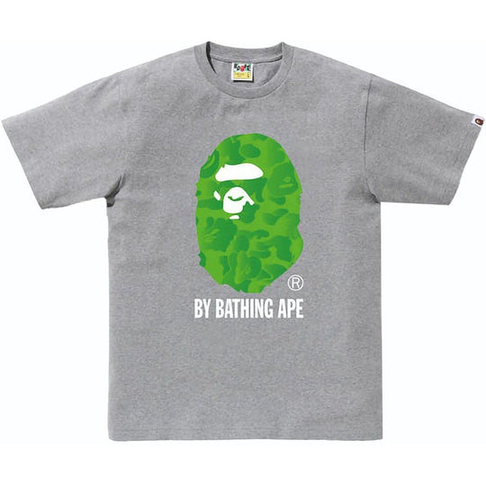 BAPE Ink Camo Ape Head Tee Gray