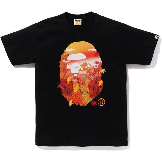 BAPE Japan Autumn Photo Ape Head Tee Black