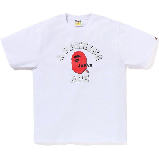 BAPE Japan College Tee White