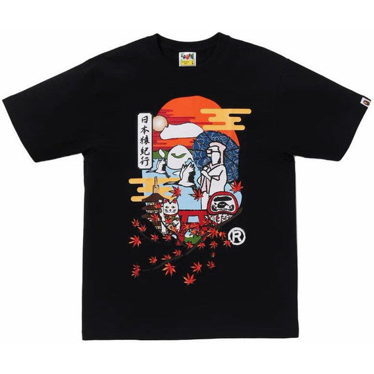 BAPE Japan Culture Ape Head Tee (FW23) Black
