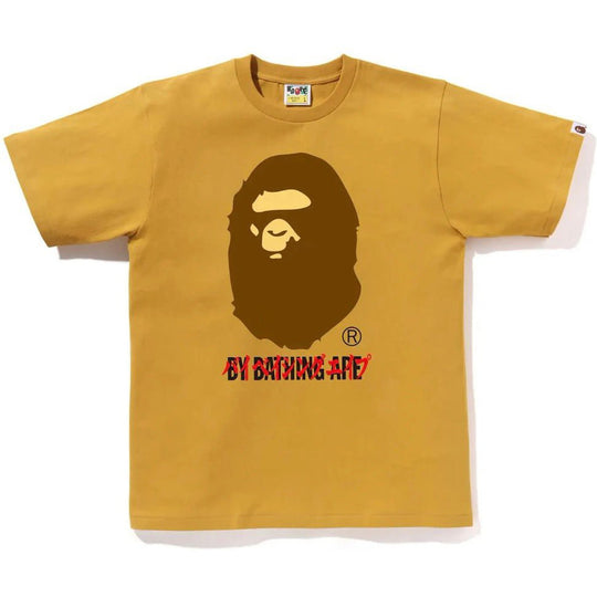 BAPE Katakana Big Ape Head Tee Yellow