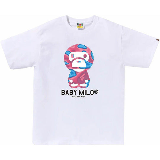 BAPE Liquid Camo Baby Milo Tee White/Purple