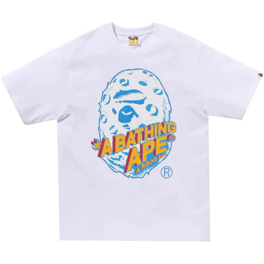 BAPE Moon Ape Head Tee White