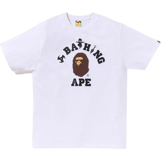 BAPE Ninja College Tee White