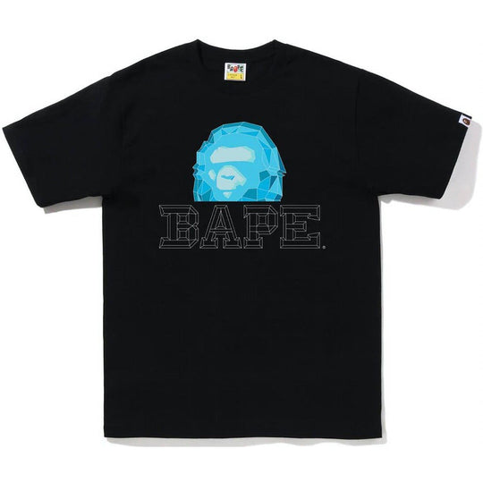 BAPE Polygon Ape Head Tee Black