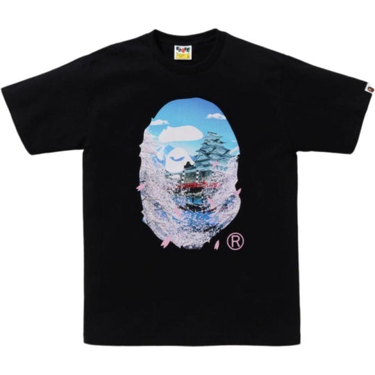 BAPE Sakura Ape Head Tee (SS24) Black