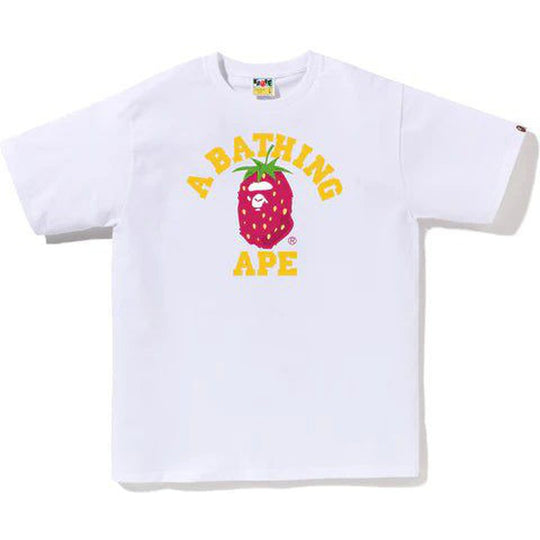 BAPE Strawberry College Tee (SS23) White