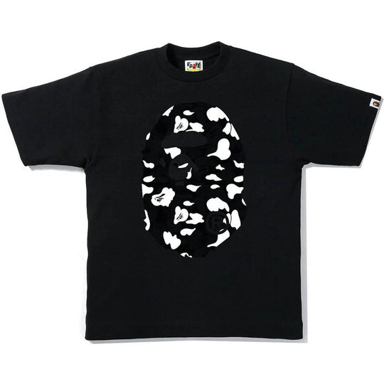 BAPE Stripe ABC Camo Big Ape Head Tee Black/Black