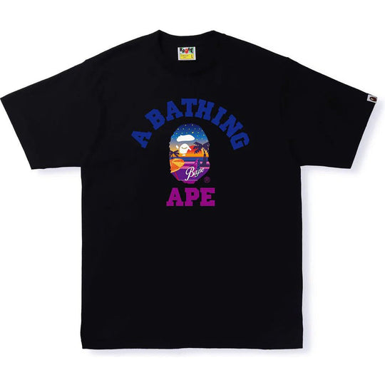 BAPE Sunset Beach Tee Black