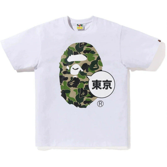 BAPE Tokyo Big Ape Head City Tee White