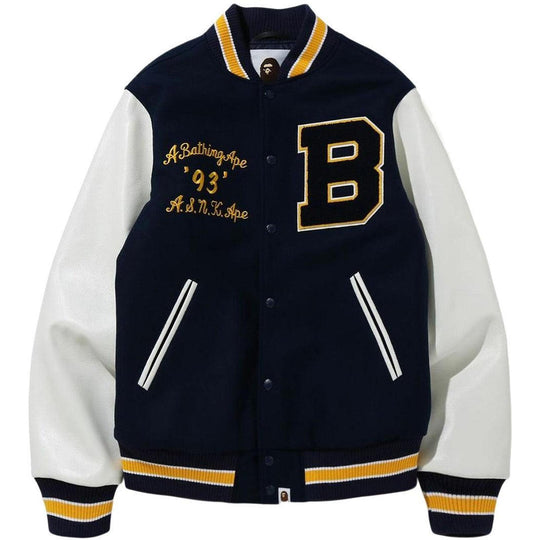 BAPE Varsity Jacket Navy