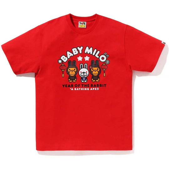 BAPE Year of the Rabbit Baby Milo Tee (2023) Red