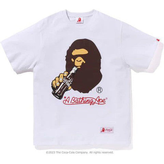 BAPE x Coca-Cola Ape Head Tee White
