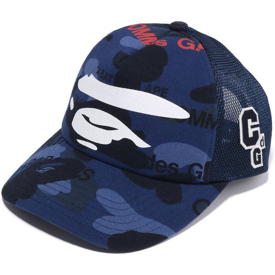 BAPE x Comme des Garcons Osaka Mesh Cap Navy