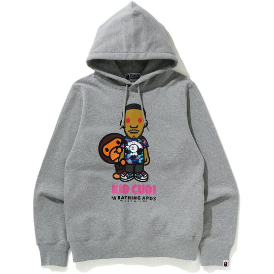 BAPE x Kid Cudi Baby Milo Pullover Hoodie Gray