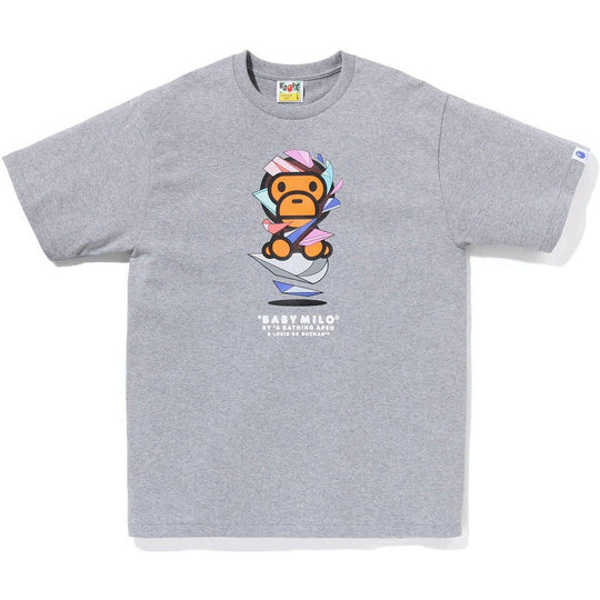 BAPE x Louis De Guzman Baby Milo Tee Grey