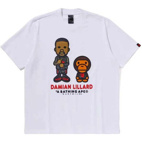 BAPE x adidas Dame Baby Milo Tee White