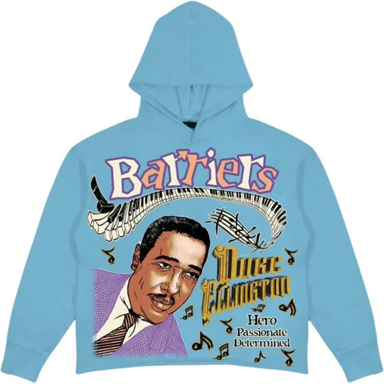 Barriers Duke Ellington Hoodie Blue