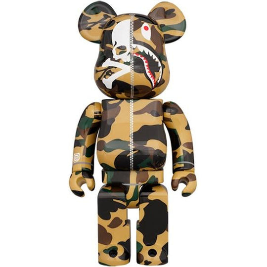 Bearbrick Mastermind vs Bape(R) 1000% Yellow Camo