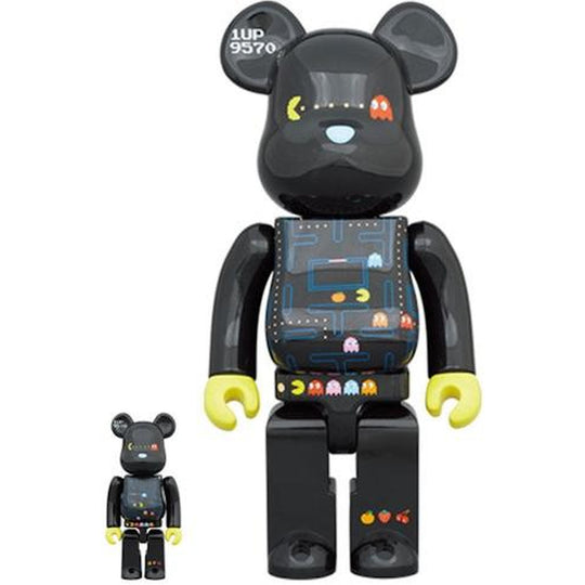 Bearbrick Pac-Man 100% & 400% Set
