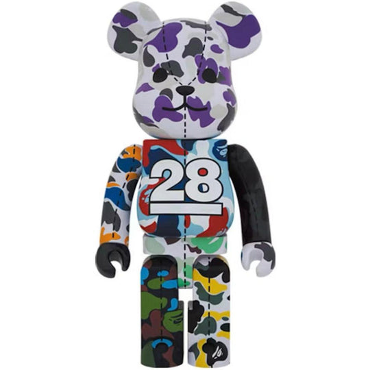 Bearbrick x BAPE 28th Anniversary Camo #1 1000%