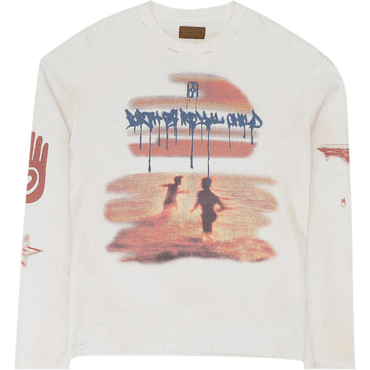 Birth of Royal Child Sunset Printed Long-Sleeve T-Shirt White