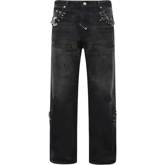 Birth of Royal Child 1920s Vintage Pin Washed Carpenter Pants