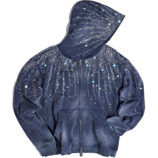Birth of Royal Child 20K Stellar Diamond Hoodie Blue