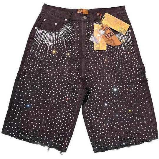 Birth of Royal Child Redial 20k Diamond Jorts Washed Black