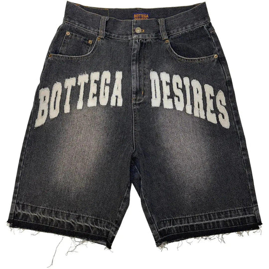 Bottega Desires Denim Shorts Black