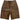 Bottega Desires Leather Shorts Brown