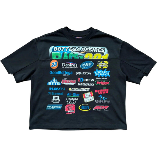 Bottega Desires Race T-Shirt Black