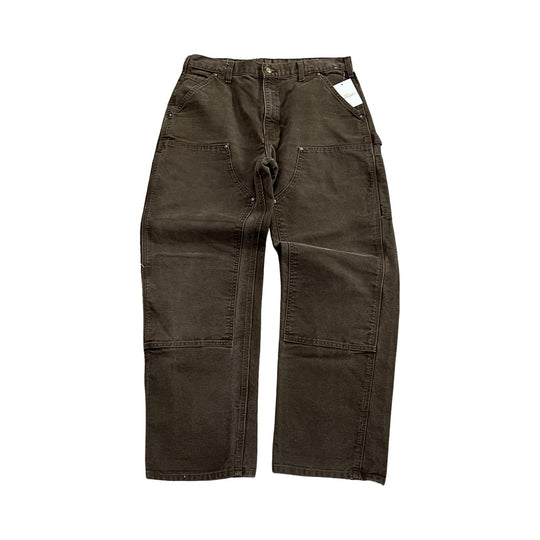 Carhartt Double Knee Vintage Pants Dark Brown