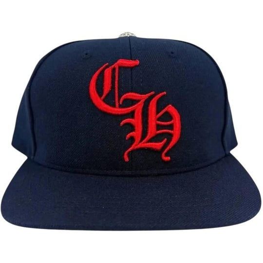 Chrome Hearts CH Baseball Cap Navy/Red