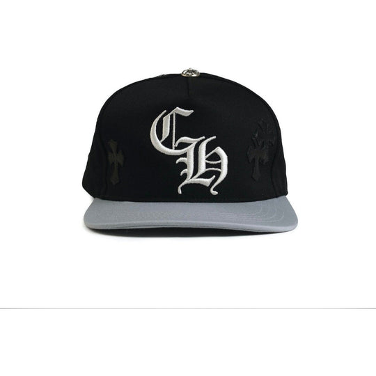 Chrome Hearts CH Baseball Cross Patch Hat Black/Grey