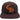 Chrome Hearts CH Baseball Hat Brown / Orange