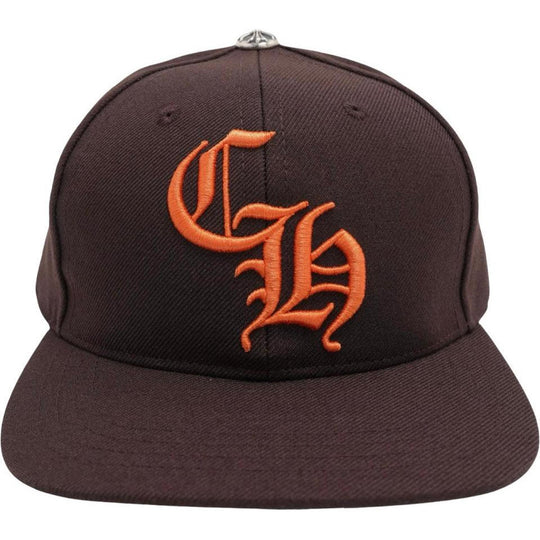 Chrome Hearts CH Baseball Hat Brown / Orange