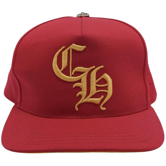 Chrome Hearts CH Baseball Hat Red/Yellow