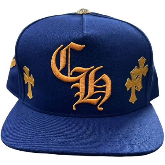 Chrome Hearts CH Baseball Patch Hat Blue/Orange