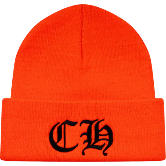 Chrome Hearts CH Embroidered Beanie Orange
