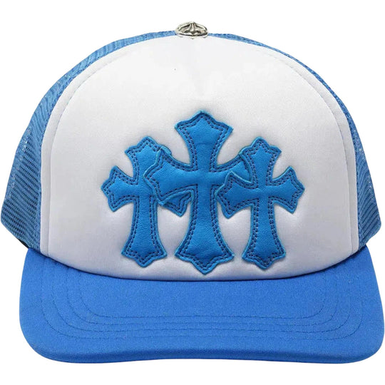Chrome Hearts Cemetery Trucker Hat Blue