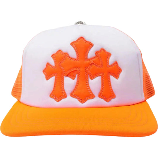 Chrome Hearts Cemetery Trucker Hat Orange
